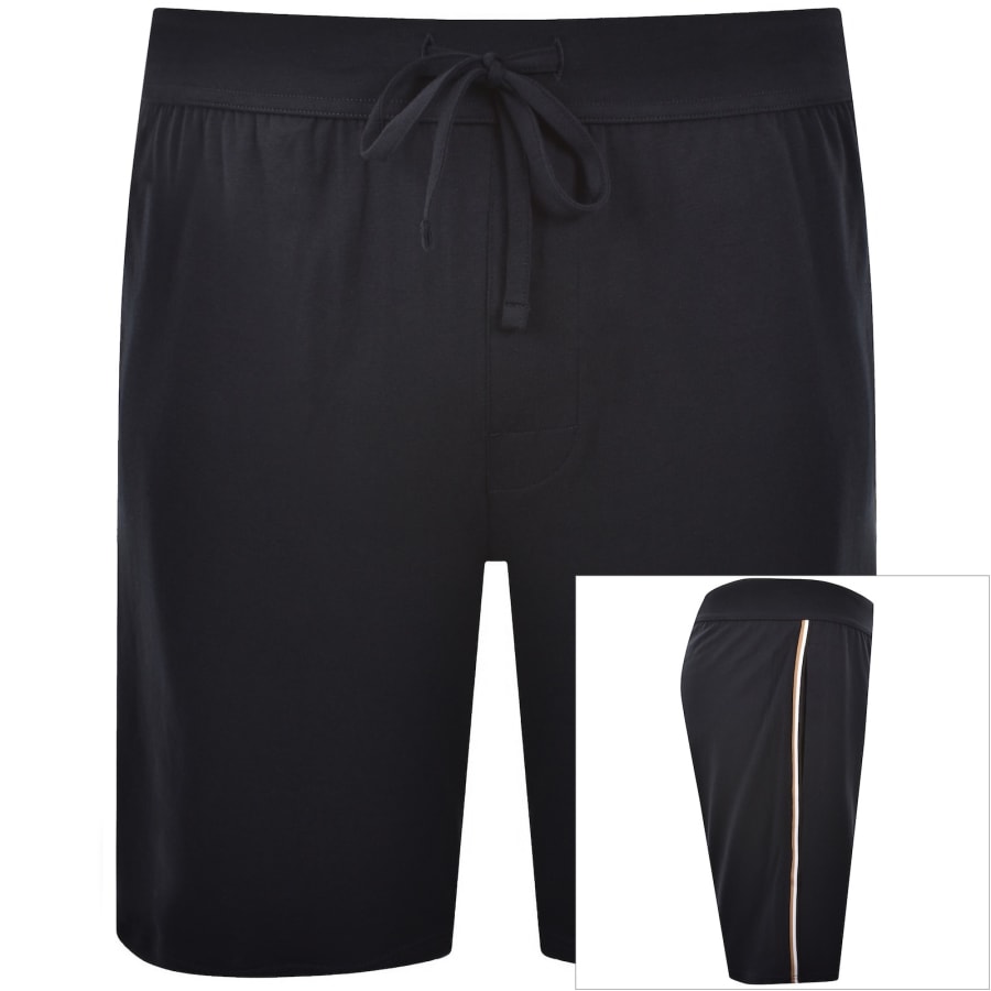 BOSS Unique Jersey Shorts Blue | Mainline Menswear dk